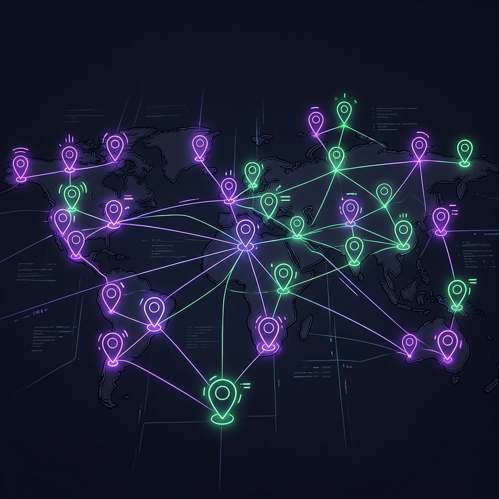 Local Map Markers Network